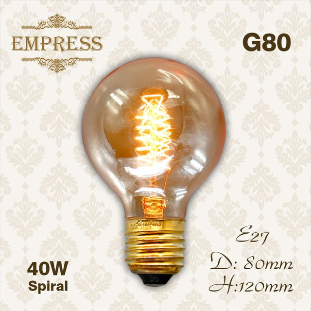 G125 G95 G80 edison bulb