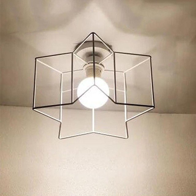 Modern Ceiling Light Iron Minimalist Retro Ceiling Lamp