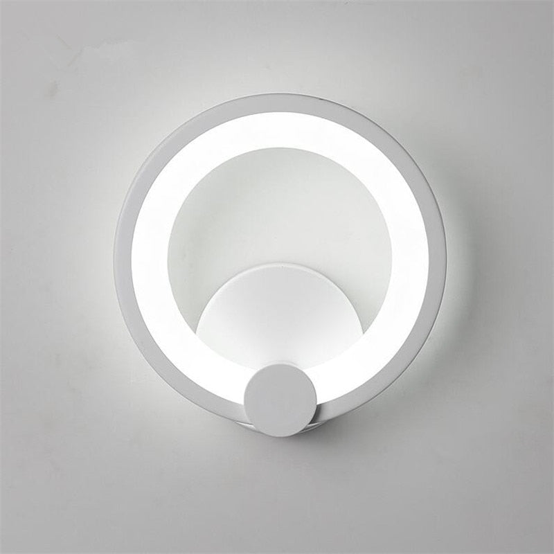 Acrylic White Ring Wall Lamps